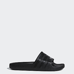 adidas Men's Adilette Aqua Slides (Core Black)  + Free S&H