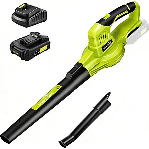 SnapFresh 20V Cordless Leaf Blower w/ 2.0Ah Battery & Charger $22.49 + Free Shipping w/ Prime or on $35+
