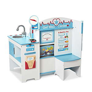 Melissa & Doug Wooden Get Well Doctor Activity Center w/ Waiting Room, Exam Room & Check-In Area $64.40 + Free Shipping w/ Walmart+ or on $35+