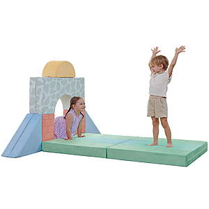 Delta Children 7-Piece Foam Fortress Castle Creek Playset $59.60 + Free Shipping w/ Walmart+ or on $35+