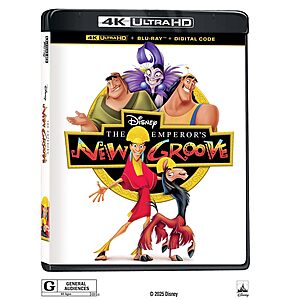 The Emperor's New Groove (4K UHD + Blu-ray + Digital) $18.33 + Free Shipping w/ Prime or on $35+