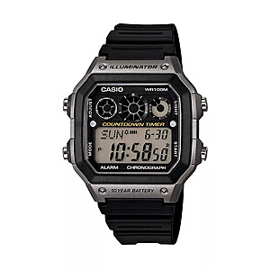 Casio Men's 42mm AE1300WH Digital Chronograph Watch $23.97 w/ Promo Code + Free Shipping on $49+