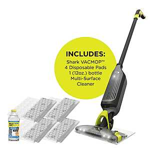 Shark Vacmop Pro Cordless Hard Floor Vacuum Mop w/ 4 Pads & 12-Oz Cleaning Solution $59.99 + Free Shipping
