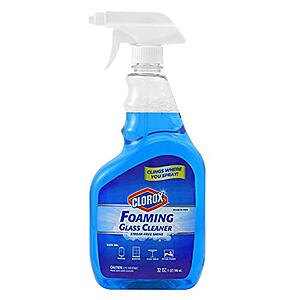 Select Accounts: 32-oz Clorox Foaming Glass Cleaner Trigger Spray (Fresh Scent) $1.90 w/ S&S