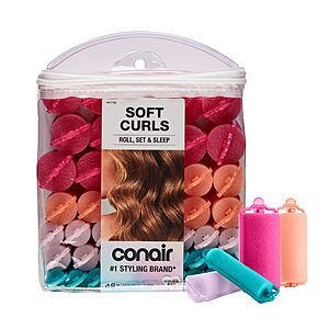 48-Count Conair Heatless Foam Hair Rollers w/ Snap Closures $5.49 + Free Shipping w/ Prime or on $35+
