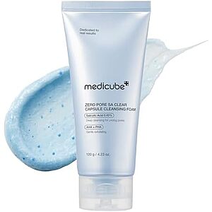 4.2-Ounce medicube Zero Pore Capsule Foam Facial Cleanser $12.25 w/ S&S + Free Shipping w/ Prime or on $35+