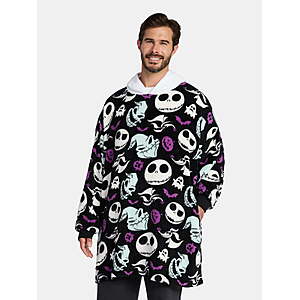 Disney Nightmare Before Christmas Men's Oversized Graphic Hoodie $13.49 + Free Shipping w/ Walmart+ or on $35+