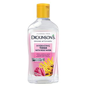 16-Ounce Dickinson's Enhanced Witch Hazel Alcohol Free Hydrating Toner $2.90 w/ S&S + Free Shipping w/ Prime or on $35+