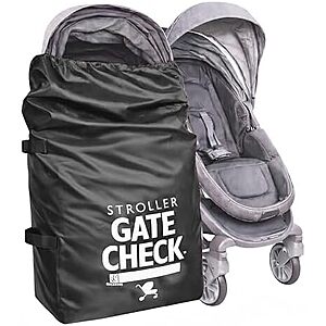 J.L. Childress Gate Check Travel Bag for Single & Double Strollers (Black, Red) $14.99 + Free Shipping w/ Prime or on $35+