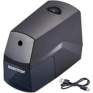 YMMV: Bostitch RPS7H-BLK Rechargeable Battery-Powered Helical Blade Pencil Sharpener (Black) $11.15 + Free Shipping w/ Prime or on $35+