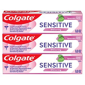 3-Pack 6-Ounce Colgate Maximum Strength Whitening Toothpaste (Spearmint) $8.97 w/ S&S + Free Shipping w/ Prime or on $35+