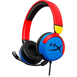 HyperX Cloud Mini Wired Gaming Headset (Blue/Red/Yellow)
