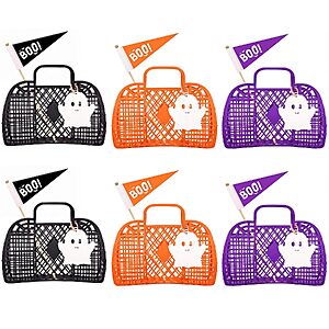 6-Pack Halloween Jelly Treat Baskets w/ Ghost Tags & Boo Pennants (Multicolor) $11.99 + Free Shipping w/ Prime or on $35+