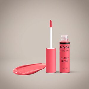NYX Professional Makeup Butter Gloss Lip Gloss (Sorbet) 2 for $4.18 ($2.09 each) w/ S&S + Free Shipping w/ Prime or on $35+