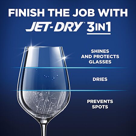 8.45-Oz Finish Jet-Dry Dishwasher Rinse Aid & Drying Agent $2.94 w/ S&S + Free Shipping w/ Prime or on $35+