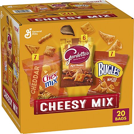 20-Pack Cheesy Mix Snacks $7.78!