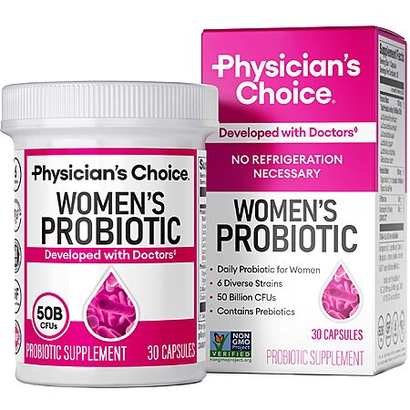 30-Count Physician's Choice Women's Probiotic Delayed-Release Capsules $9.58 w/ S&S + Free Shipping w/ Prime or on $35+