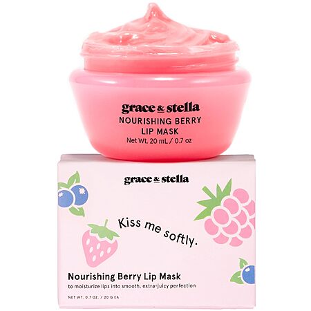 0.7-Ounce grace & stella Nourishing Berry Lip Mask $5.52, 1-Ounce grace & stella Hyaluronic Acid Serum $5.96, More w/ S&S + Free Shipping w/ Prime or $35+