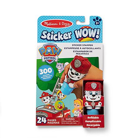 Melissa & Doug Sticker Wow! 24-Page Activity Pad and Sticker Stamper (300 Stickers, Fidget Toy Collectible Character) $6.07 + Free Shipping w/ Prime or on $35+