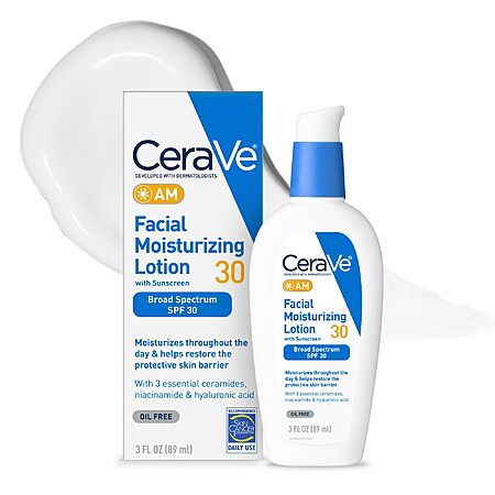 3-Ounce CeraVe AM or PM Facial Moisturizing Lotion w/ SPF 30 $11.24 w/ S&S + Free Shipping w/ Prime or on $35+