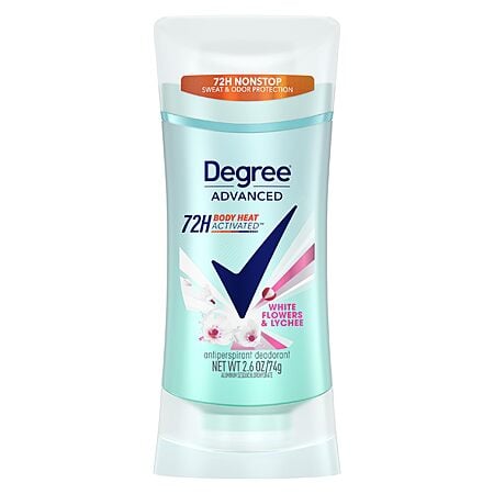 2.6-Ounce Degree Advanced Antiperspirant Deodorant 72-Hour Sweat & Odor Protection for Women (White Flowers/Lychee) $2.49 w/ S&S + Free Shipping w/ Prime or on $35+
