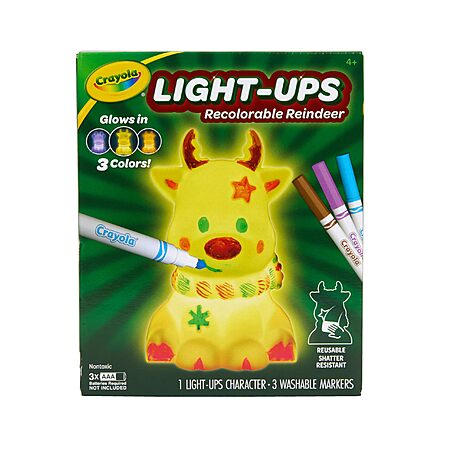 Crayola Light Ups Reindeer Recolorable Light Up Toy for Kids $5.99 + Free Shipping w/ Prime or on $35+
