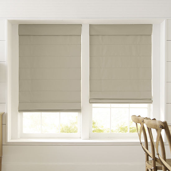 Dover Cordless Flat Roman Shade (Various Sizes & Colors ...