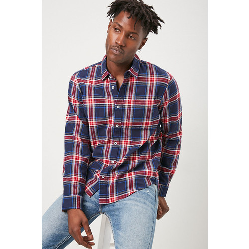 Forever 21 Men's Classic Plaid Flannel $6.40, Women's Cotton Classic Tee $2.40 & More + Free Shipping