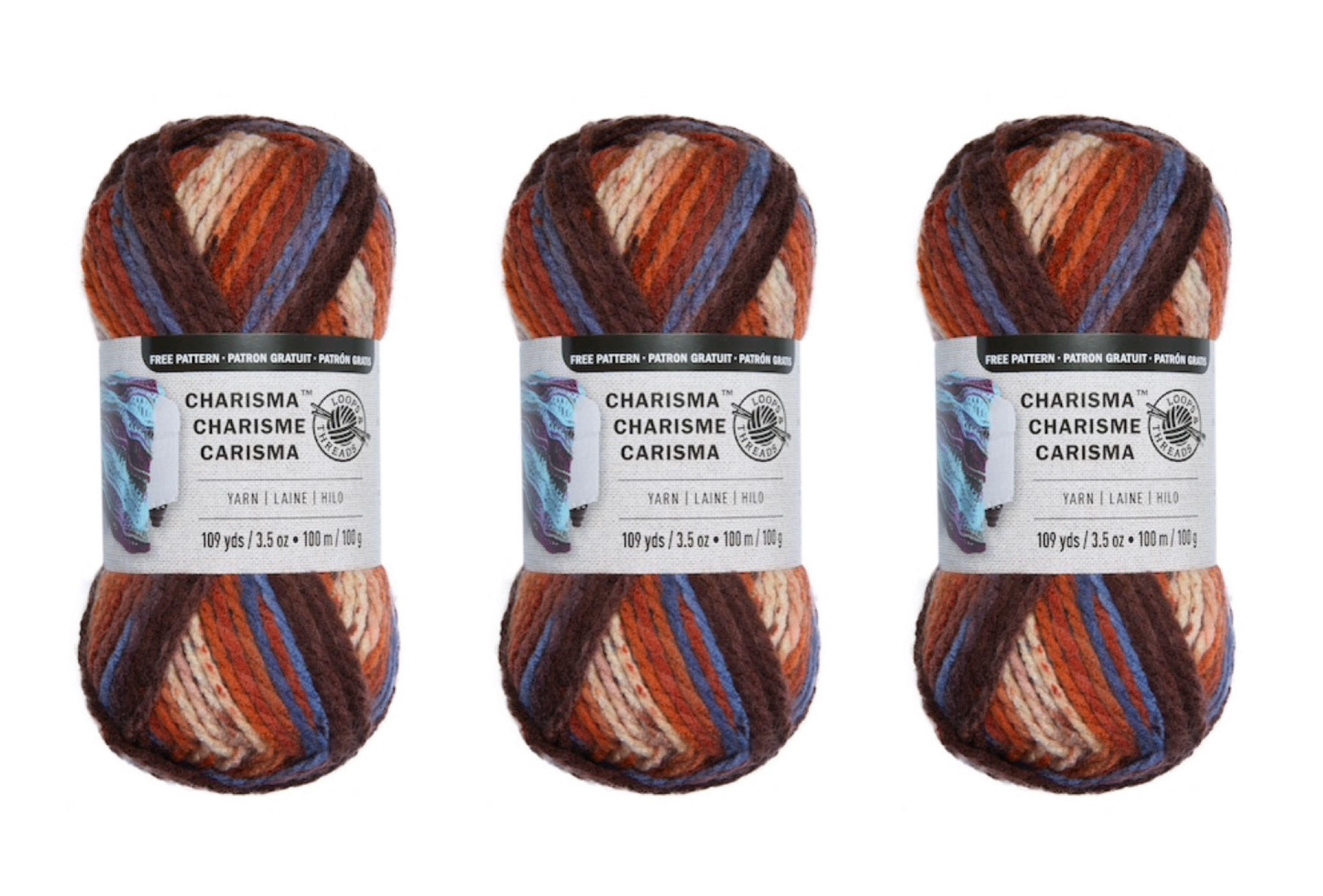 Charisma Yarn by Loops & Threads 3 for $4.29 ($1.43 each), Loops & Threads Impeccable Yarn $1.59 + Free Store Pickup at Michaels