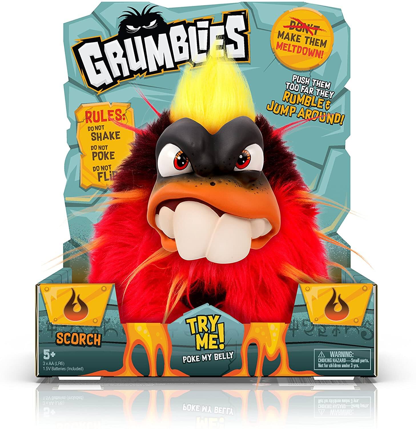 Grumblies Scorch Kids' Toy (red) $6.25 + Free Shipping w/ Prime or on $25+