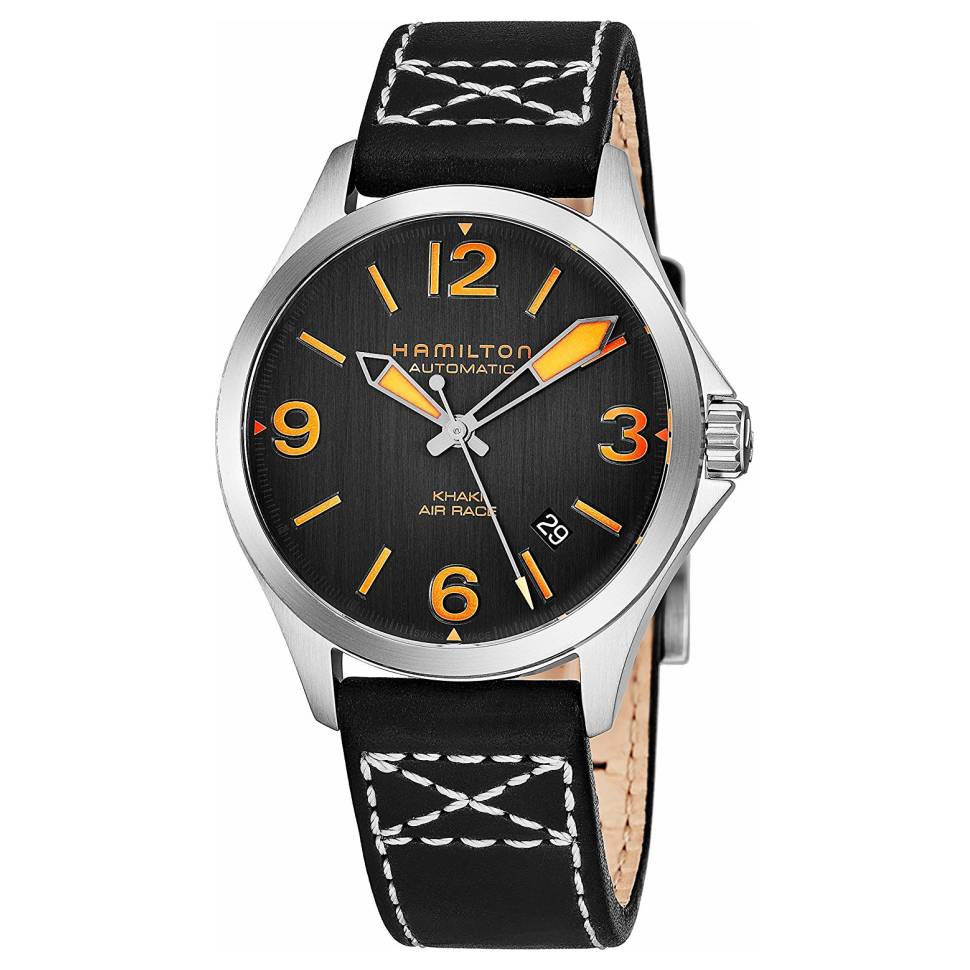 Hamilton Khaki Aviation Men's 38mm Automatic Watch w/ Leather Strap $270 + Free Shipping