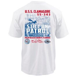 Salt Life 50% Off Sale: Men's USS Clamagore Commemmorative Tee $9, Women's Tropical V-Neck Tee $8.50, More + FS on $50+