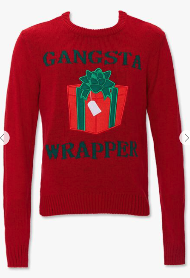Forever21 Men's Apparel: Holiday Cheers Graphic Knit Sweater $10, Slim Fit Wallet Chain Pants $14, More + Free Ship to Store or FS on $50+