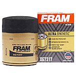 FRAM Ultra Synthetic Automotive Replacement Car Oil Filter w/ SureGrip (XG7317) $6.45 w/ Subscribe &amp; Save
