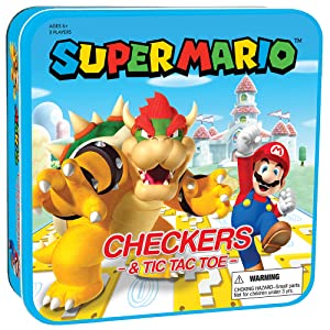 USAOPOLY Super Mario Checkers & Tic-Tac-Toe Collector's Game Set @ Amazon $8.93