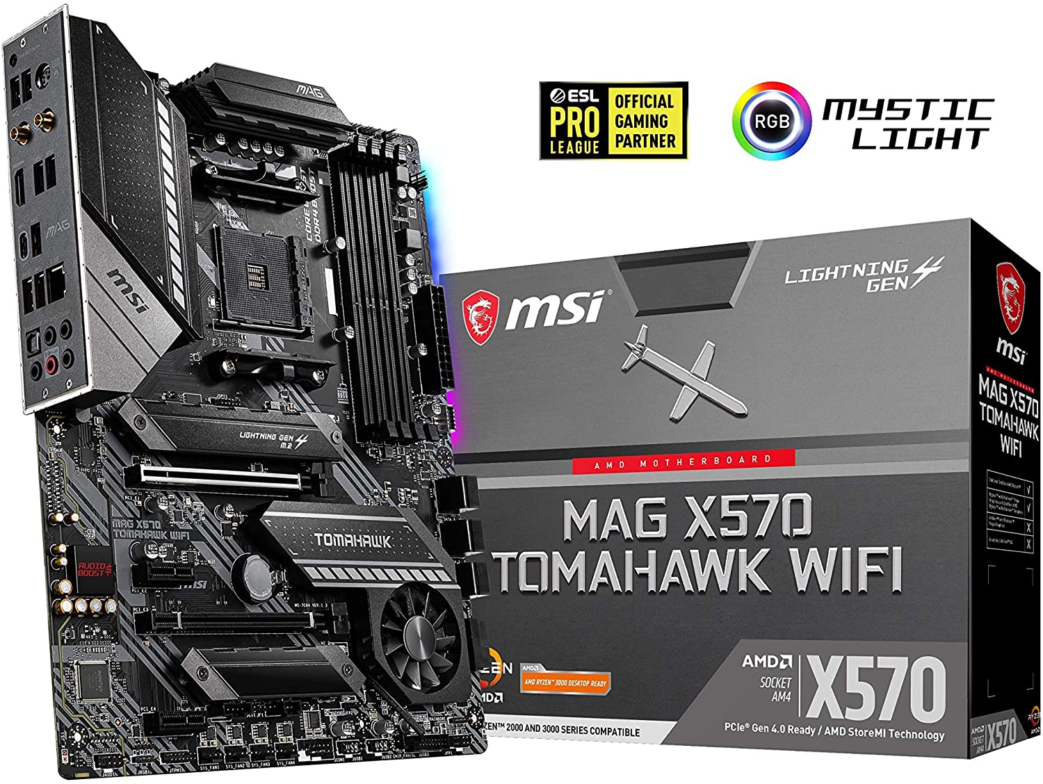 MSI MAG X570 TOMAHAWK WIFI Motherboard $220 + Free Shipping at Walmart