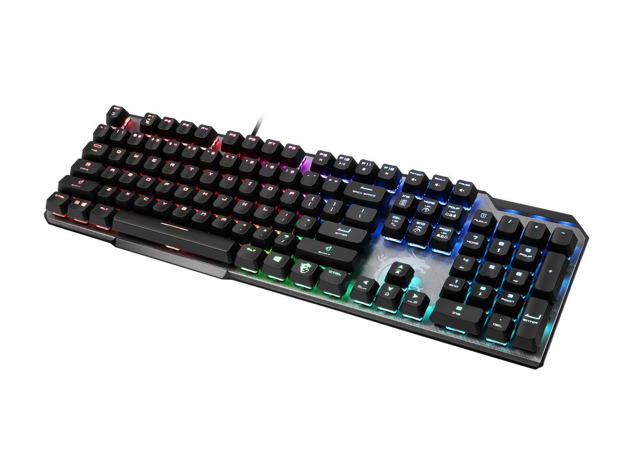 MSI Vigor GK50 Elite Gaming Keyboard w/ Kailh Blue Switches $46 after $10 Rebate + Free Shipping
