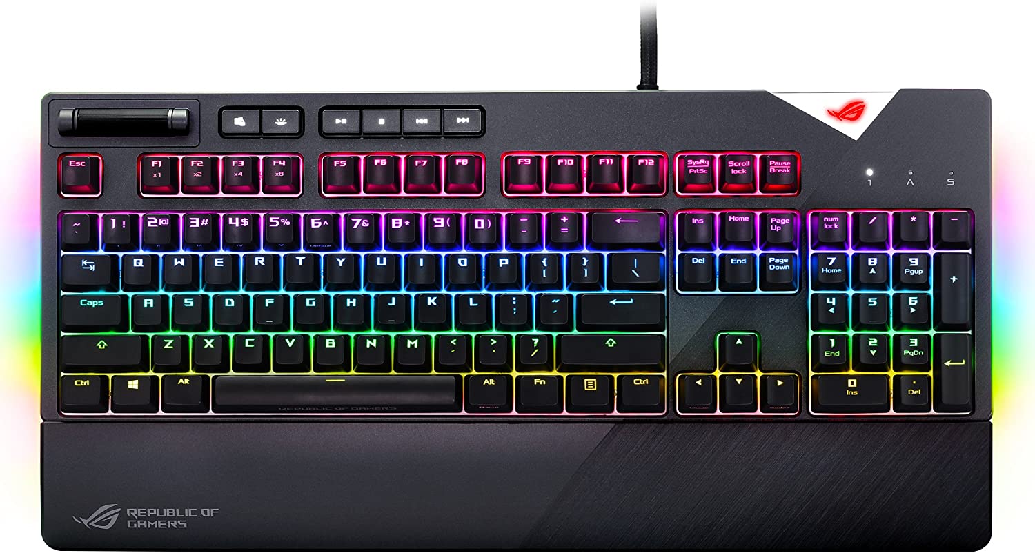 ASUS ROG Strix Flare (Cherry MX Red) Aura Sync RGB Mechanical Gaming Keyboard $90 + Free Shipping