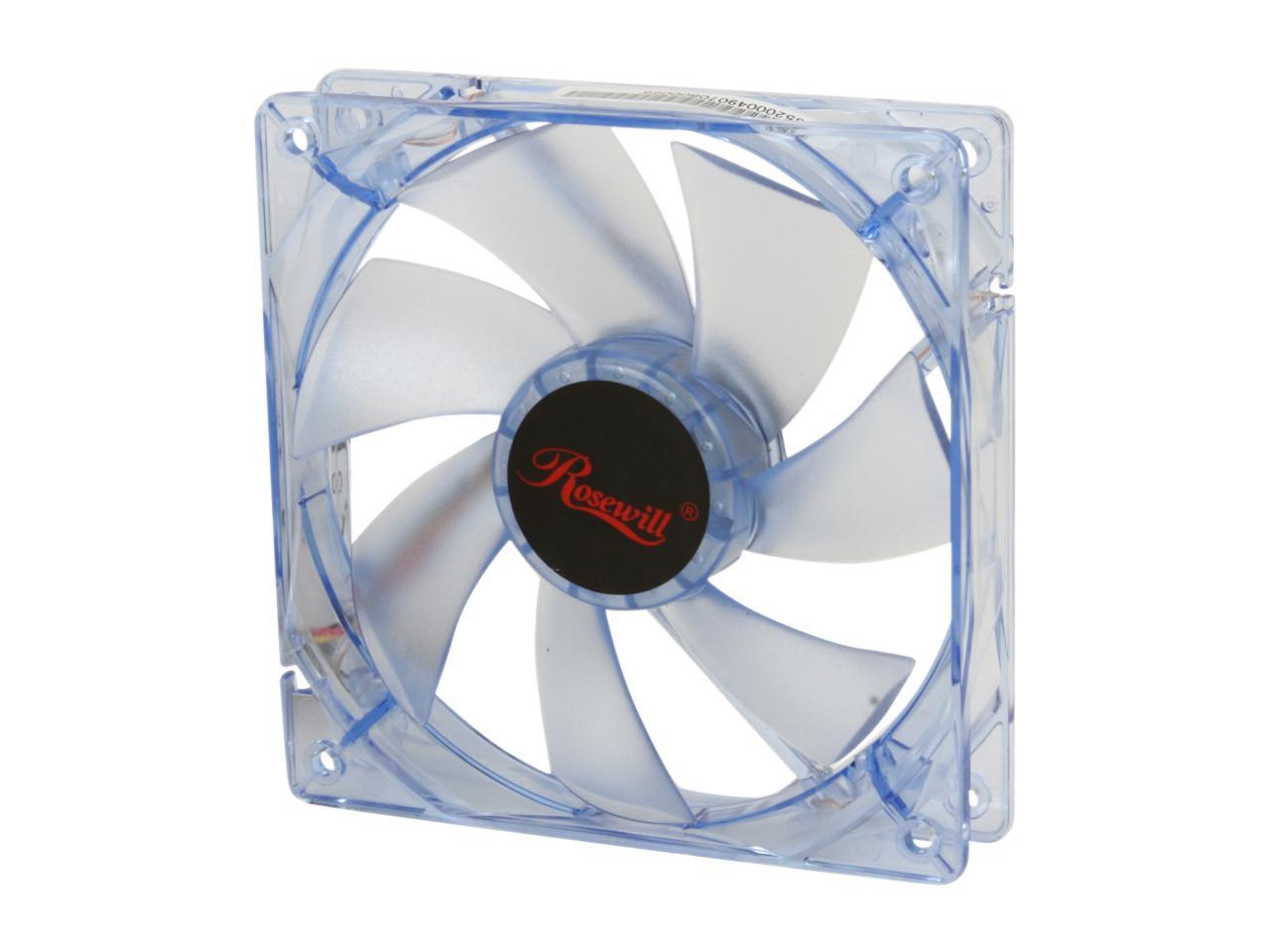Rosewill 120mm Blue Light Case Fan w/ LP4 Adapter $9 + Free Shipping