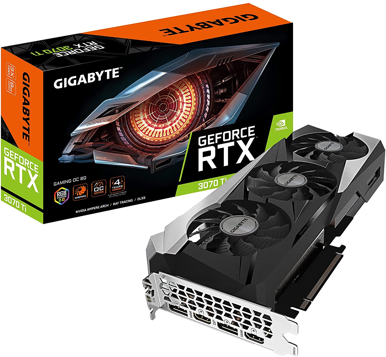 GIGABYTE GeForce RTX 3070 Ti OC 8G Graphics Card w/ WINDFORCE 3X Cooling System $700 + Free Shipping