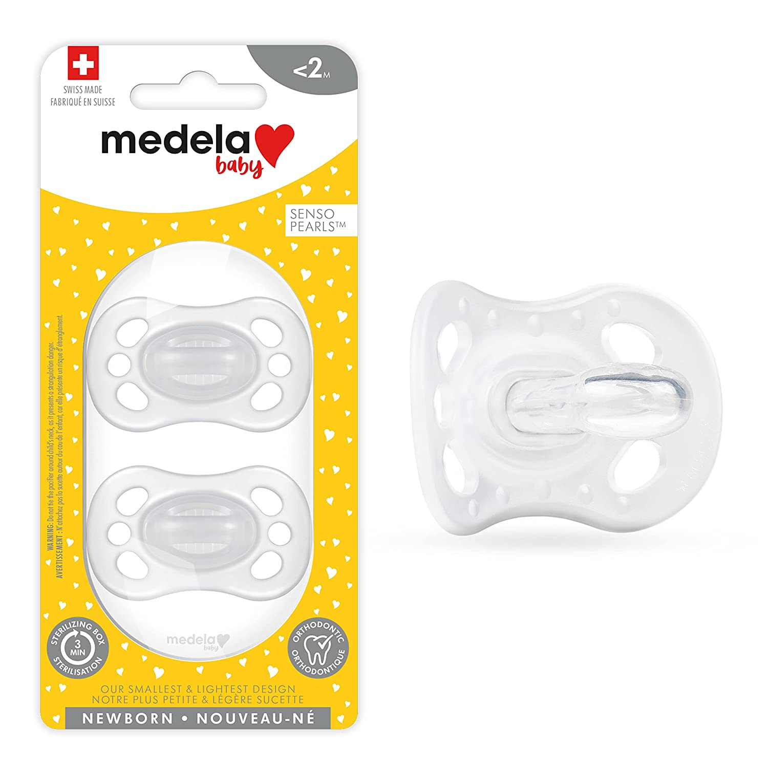 2-Pack Medela Baby Pacifier for Newborns $1 + Free Shipping w/ Prime or Orders $25+