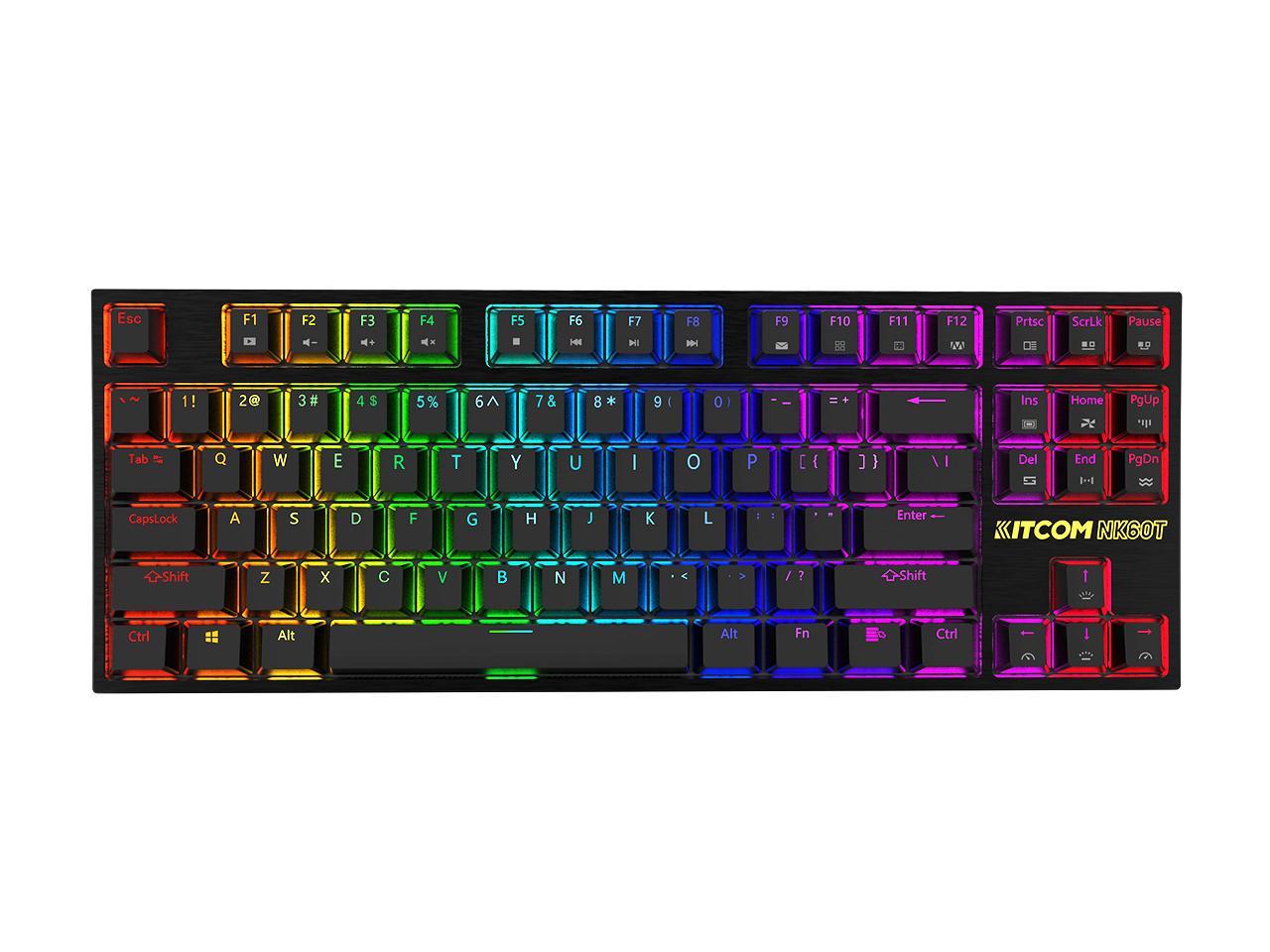 KITCOM TKL RGB Mechanical Keyboard w/ Outemu Brown Switches $28 + Free Shipping