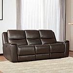 Costco Members: Carey Leather Power Reclining Sofa w/ Power Headrests $1000 + Free Delivery &amp; Setup