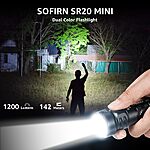 Sofirn SR20 MINI 1200 lumen dual color - 42% OFF (Free shipping Amazon Prime) $24.99