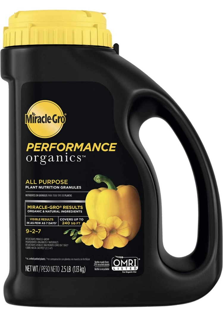 Miracle-Gro Performance Organics All Purpose Plant Nutrition Granules - 2.5 lb. ($.01) In Store only YMMV, URL for reference only