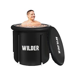 Wilder XL Ice Bath Cold Plunge – 86 Gallon Portable Ice Bath Tub for Recovery and Cold Water Therapy – Triple Insulated $16.17