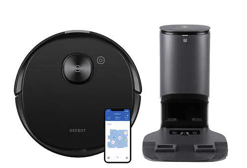 ECOVACS DEEBOT T8 AIVI Vacuuming and Mopping Robot with Auto-Empty Station - $599.99