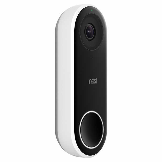 Costo Member - Google Nest Hello Video Doorbell with 6 Month Nest Aware Subscription $170