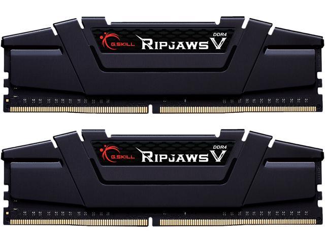 G.Skill Ripjaws 32GB 2 x 16GB DDR4-3600 PC4-28800 CL16 Dual Channel Desktop Memory Kit F4-3600C16D-32GVKC - Black $139.99