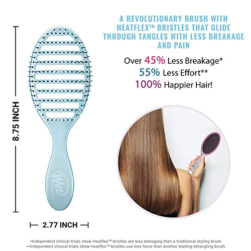 Wet Brush Osmosis Speed Dry Hair Brush - Blue - for $5.43 and free shipping for prime members